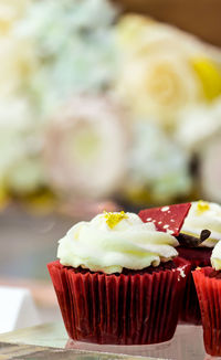 Close-up of chocolate cake