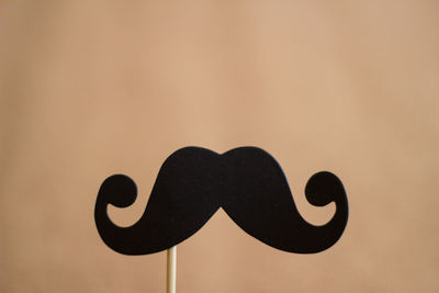 Close-up of mustache shape photo props 