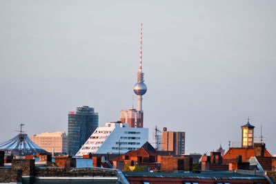 Fernsehturm against clear sky