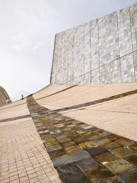 Low angle view of building against sky