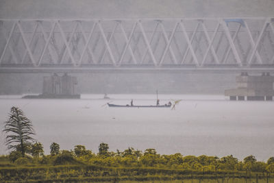 Scenic view of field during winter