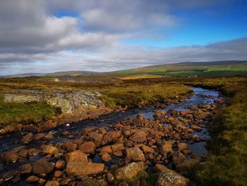 Scenic view of landscape against sky