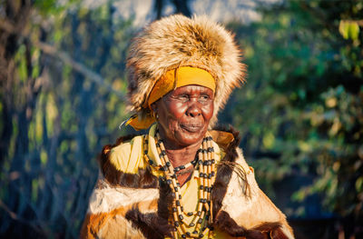 Portrait of a smiling young man outdoors