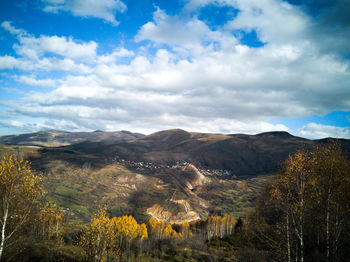 Scenic view landscape against sky