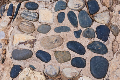 Full frame shot of stones