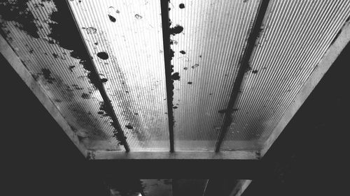 Close-up of corrugated iron
