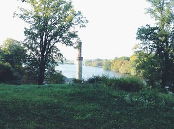 Scenic view of lake