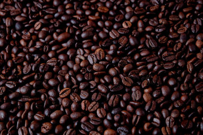 Full frame shot of coffee beans