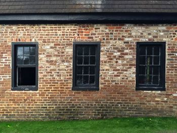 Built structure with windows