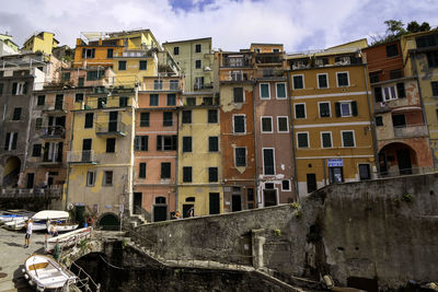 Colorful traditional houses - riomaggiore, cinque terre, italy