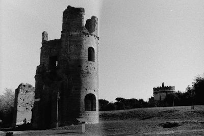 View of fort against sky