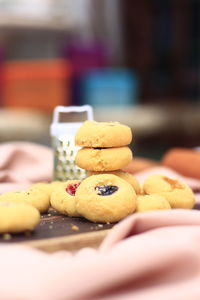 Close-up of cookies