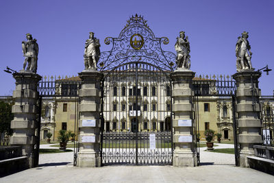 Low angle view of historical building