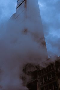 Low angle view of buildings against sky