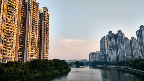 River with buildings in background