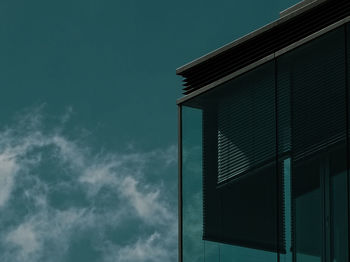 Low angle view of building against sky