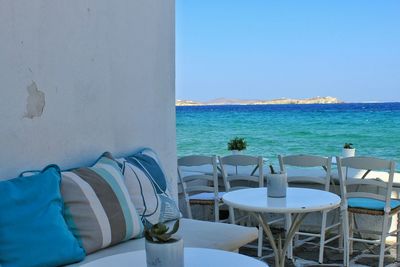 View of boats in sea