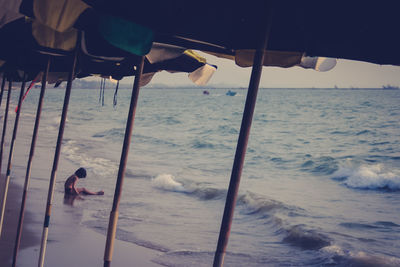 People on beach