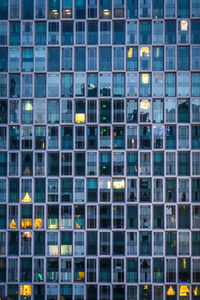 Full frame shot of modern building