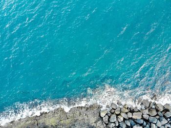 Aerial view of swimming pool