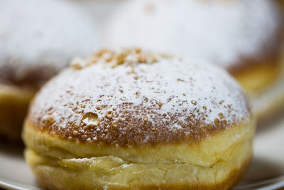 Close-up of baked pastry item