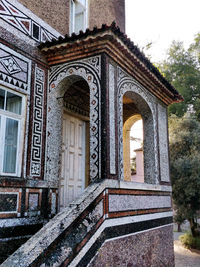 Low angle view of old building