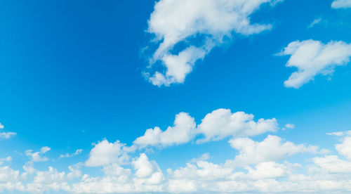 Low angle view of clouds in sky