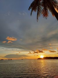 Sunset from teluk bayur