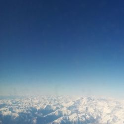 Scenic view of snow covered landscape