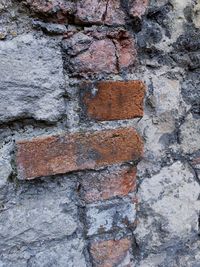 Full frame shot of stone wall