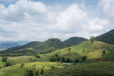 Scenic view of landscape against sky