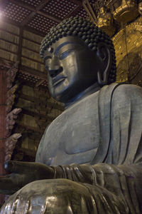 Statue of buddha in a building