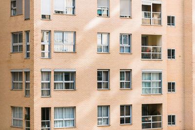 Full frame shot of residential building