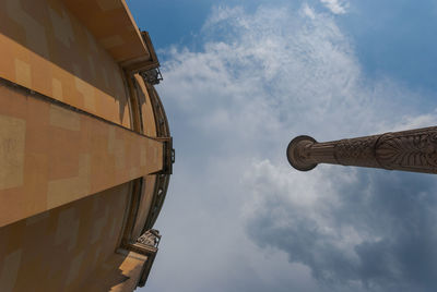 Low angle view of building against sky