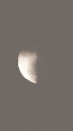 Close-up of illuminated moon at night