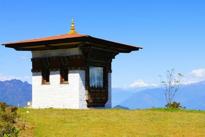 View of temple against sky