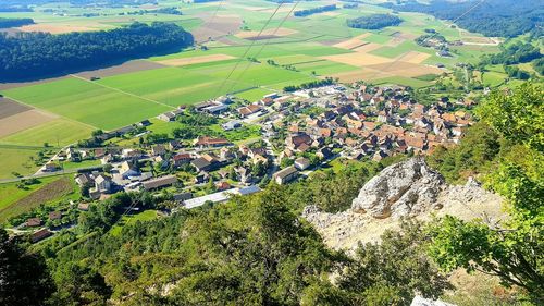 Aerial view of landscape