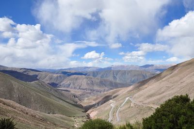 Panoramic view of landscape against sky