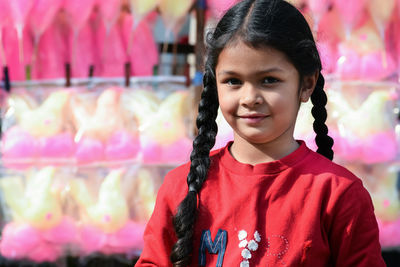 Portrait of a smiling girl