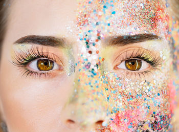 Close-up portrait of human eye