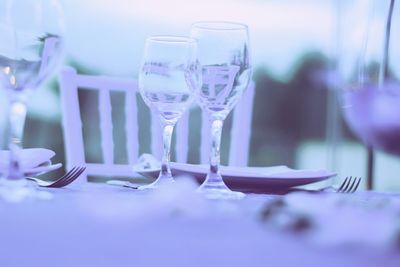 Close-up of drink on table