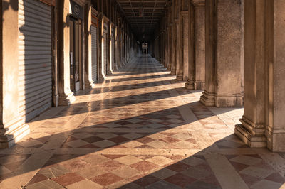 Corridor of building