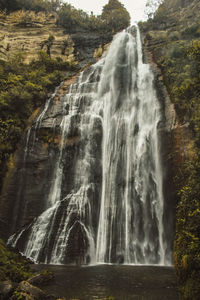 View of waterfall