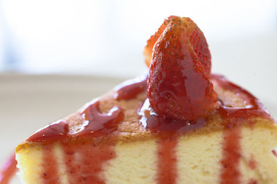 Close-up of dessert in plate