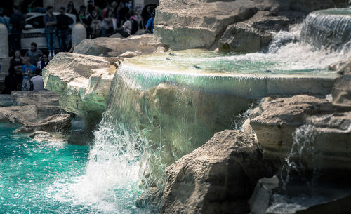 Rocks in water