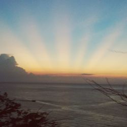 Scenic view of sky at sunset