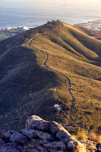 View of road passing through landscape