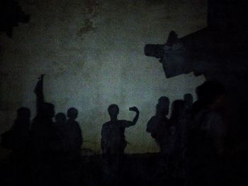 Silhouette of people