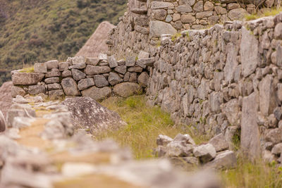 Old ruins of machu picchu