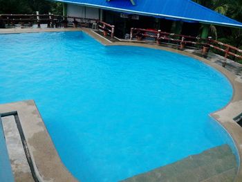 Swimming pool in resort